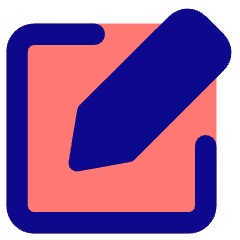 Pencil Square Icon from Core Pop Set