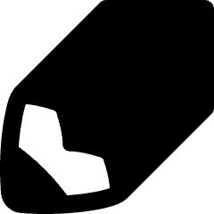 Pencil Tip Diagonal Icon from Plump Remix Set
