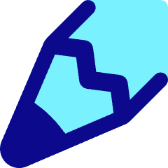Pencil Tip Diagonal Icon from Flex Pop Set