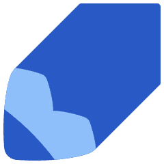 Pencil Tip Diagonal Icon from Plump Flat Set