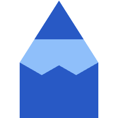 Pencil Tip Vertical Icon from Sharp Flat Set