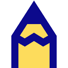 Pencil Tip Vertical Icon from Sharp Pop Set