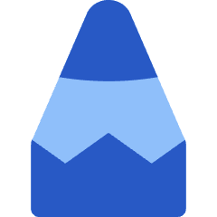 Pencil Tip Vertical Icon from Flex Flat Set
