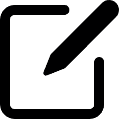 Pencil Write 2 Alternate Icon from Ultimate Bold Set