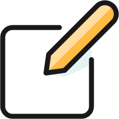 Pencil Write 2 Icon from Ultimate Colors Set