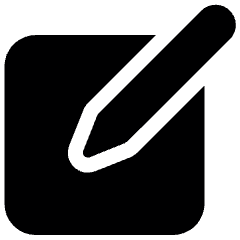Pencil Write 2 Icon from Ultimate Bold Set