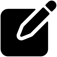 Pencil Write Icon from Ultimate Bold Set
