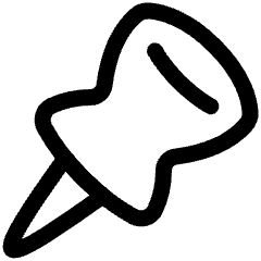 Pin 1 Icon from Plump Line Set