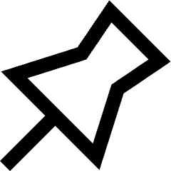 Pin 1 Icon from Sharp Line Set