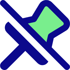 Pin 1 Disabled Icon from Core Pop Set