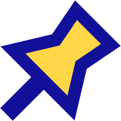 Pin 1 Icon from Sharp Pop Set