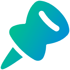 Pin 1 Icon from Plump Gradient Set