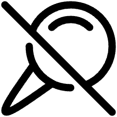 Pin 2 Disabled Icon from Plump Line Set