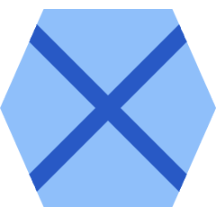 Polygon Frame Icon from Sharp Flat Set