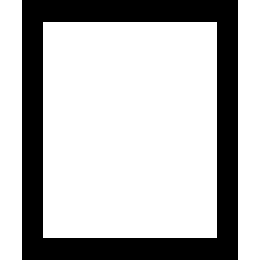 Portrait Setting Icon from Sharp Line Set