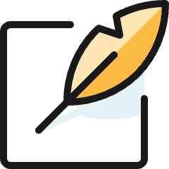 Quill Write 1 Icon from Ultimate Colors Set