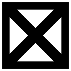 Rectangle Frame Icon from Sharp Remix Set