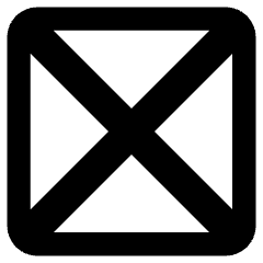 Rectangle Frame Icon from Core Remix Set