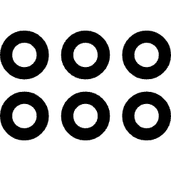 Reorder Dots Horizontal Icon from Core Line Set