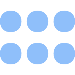 Reorder Dots Horizontal Icon from Flex Flat Set