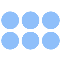 Reorder Dots Horizontal Icon from Plump Flat Set