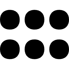Reorder Dots Horizontal Icon from Flex Solid Set