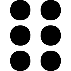 Reorder Dots Vertical Icon from Flex Solid Set