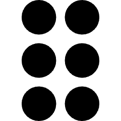 Reorder Dots Vertical Icon from Core Solid Set