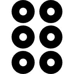 Reorder Dots Vertical Icon from Sharp Remix Set