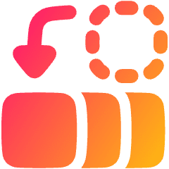 Replace All Icon from Plump Gradient Set