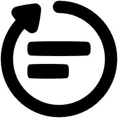 Rewrite Rephrase 2 Icon from Plump Solid Set