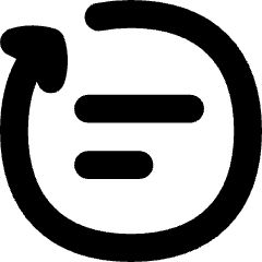 Rewrite Rephrase 2 Icon from Flex Solid Set