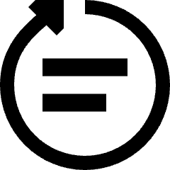 Rewrite Rephrase 2 Icon from Sharp Solid Set