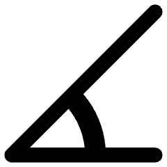 Rotate Angle 45 Icon from Core Remix Set