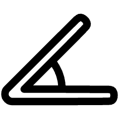 Rotate Angle 45 Icon from Plump Line Set