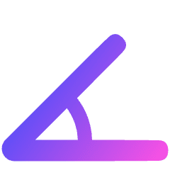 Rotate Angle 45 Icon from Plump Gradient Set