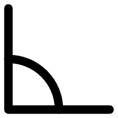 Rotate Angle 90 Icon from Core Line Set