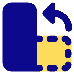 Rotate Content Left Icon from Core Pop Set