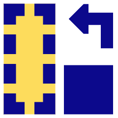 Rotate Content Left Icon from Sharp Pop Set