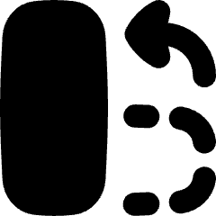 Rotate Content Left Icon from Flex Solid Set