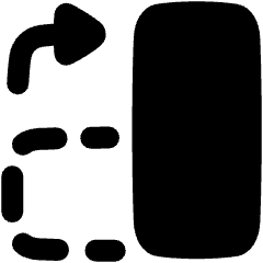 Rotate Content Right Icon from Plump Solid Set