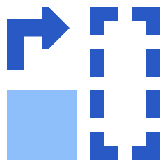 Rotate Content Right Icon from Sharp Flat Set