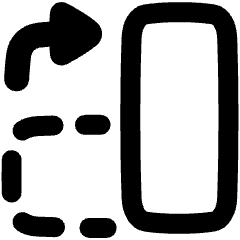 Rotate Content Right Icon from Plump Remix Set