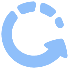 Rotate Left 2 Icon from Plump Flat Set