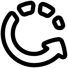 Rotate Left 2 Icon from Plump Line Set