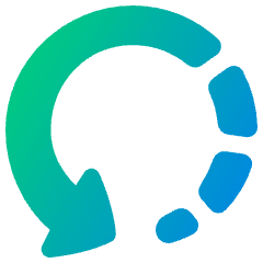 Rotate Left 3 Icon from Plump Gradient Set