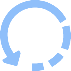 Rotate Left 3 Icon from Sharp Flat Set