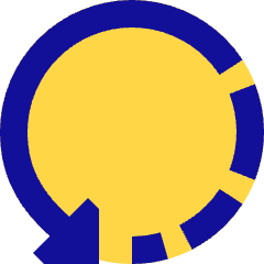 Rotate Left 3 Icon from Sharp Pop Set