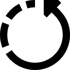 Rotate Left 4 Icon from Sharp Remix Set