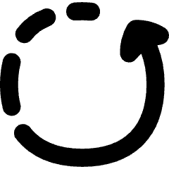 Rotate Left 4 Icon from Flex Solid Set